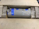 Roller 9" OD x 17-9/16" Roller L x 22-1/4" OL x 1.2" Shaft OD Rubber Covering