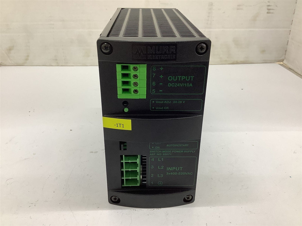 Murr Elektronik MCS10 85071 Switch Mode Power Supply 3x400-500/24 3 Phase