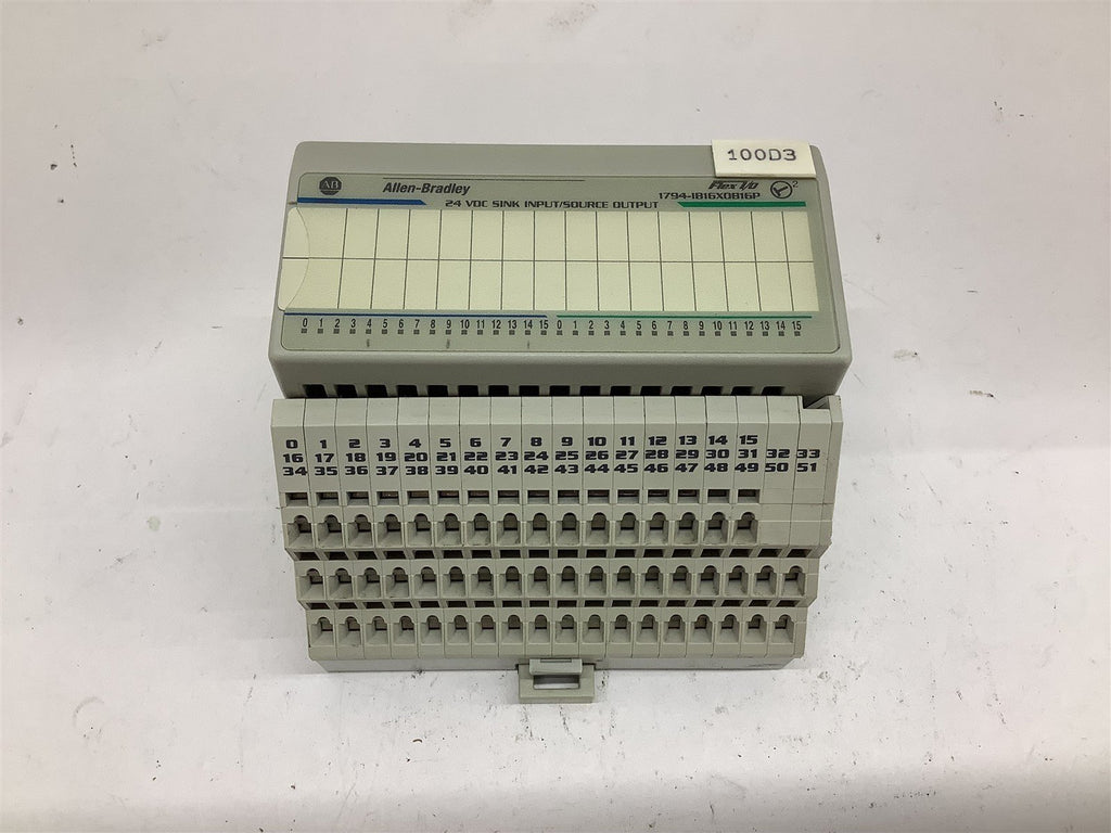 Allen-Bradley 1794-IB16XOB16P 24 Vdc Sink Input / Source Output