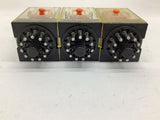 Omron MK3P5-S 250 Vac 28 VDC 10 Amp Relay Lot Of 3