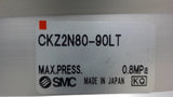 SMC CKZ2N80-90LT PNEUMATIC SLIM LINE CLAMP CYLINDER