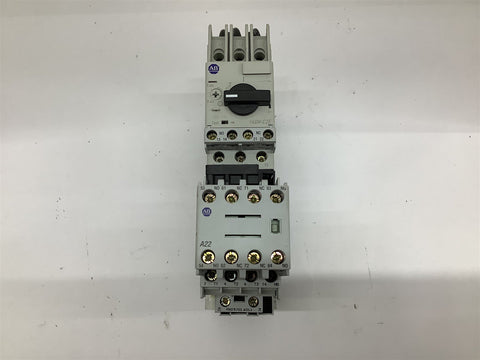 Allen-Bradley 100-C16*10 Contactor w/ motor Circuit Breaker and Switch