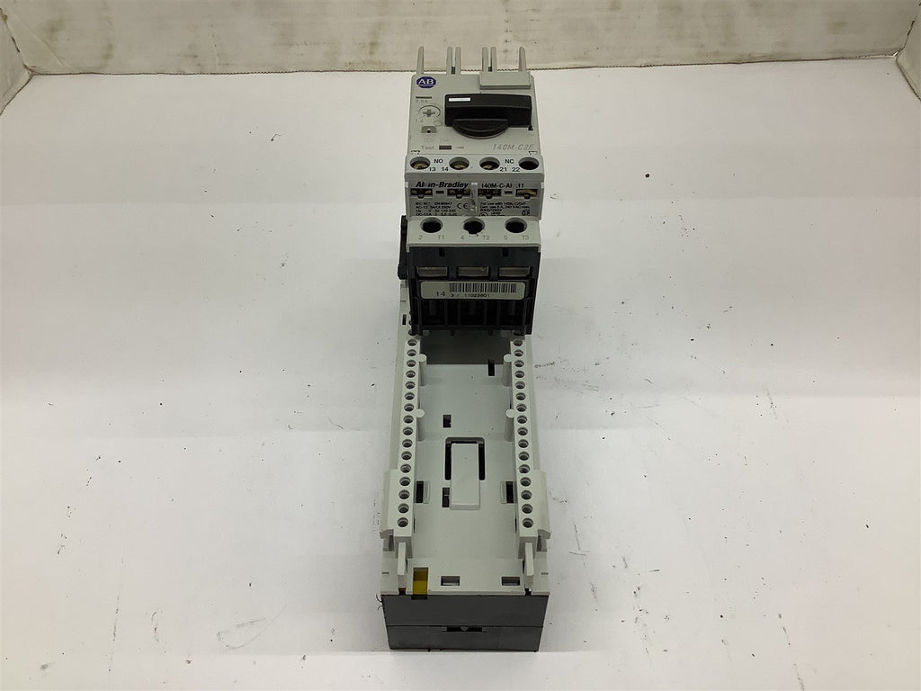 Allen-Bradley 140M-C2E-B25 motor Circuit Breaker 25 Amp w/ Contactor relay mod