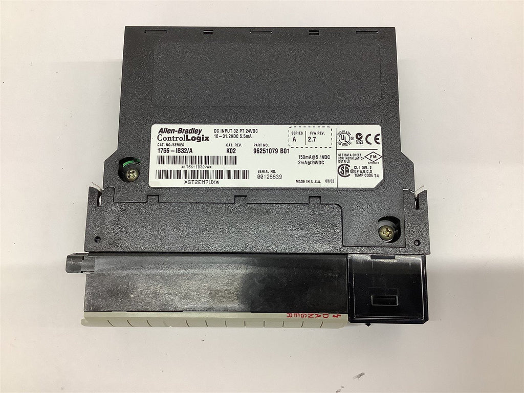 Allen-Bradley 1756-IB32/A DC Input 32 PT
