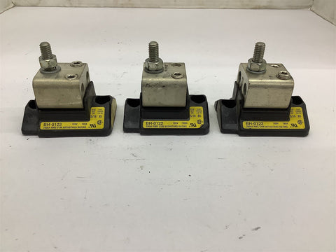 Buss BH-0122 Fuse block 700 Volts 100 Amp Lot Of 3