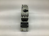 Allen-Bradley 140M-C2E-B40 Breaker 2.5-4.0 Amp w/ 140-S2 Relay Switch