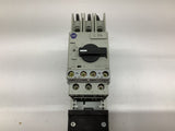 Allen-Bradley 140M-C2E-B40 Breaker 2.5-4.0 Amp w/ 140-S2 Relay Switch