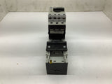Allen-Bradley 140M-C2E-B40 Breaker 2.5-4.0 Amp w/ 140-S2 Relay Switch