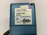 Mac 225B-111CCAA Solenoid Valve 120 volt 24 Vdc 150 PSI