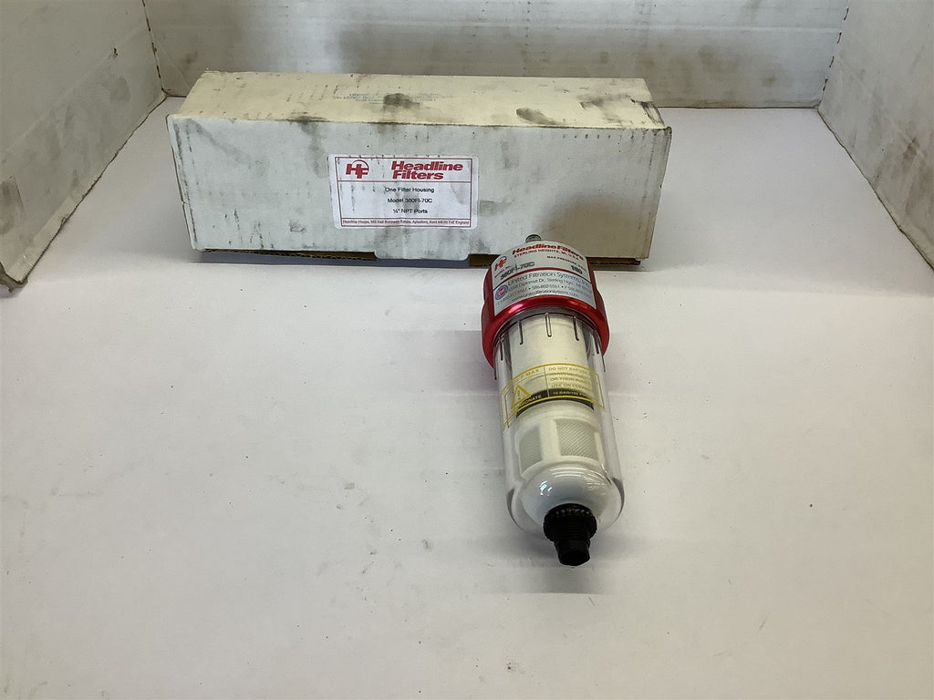 Headline Filters 360FI-70C Filter Housing 1/4" NPT Ports