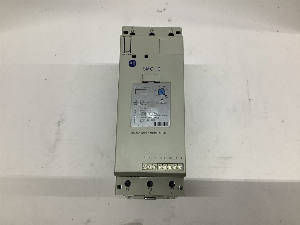 Allen-Bradley SMC-3 150-C60NBD Soft Start 60 Amp 40 Hp 460 Volt 3 Wire