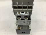 Allen-Bradley 100-C16*10 contactor 460 volt @ 10 HP w/ Breaker and Relay Switch