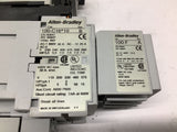 Allen-Bradley 100-C16*10 contactor 460 volt @ 10 HP w/ Breaker and Relay Switch