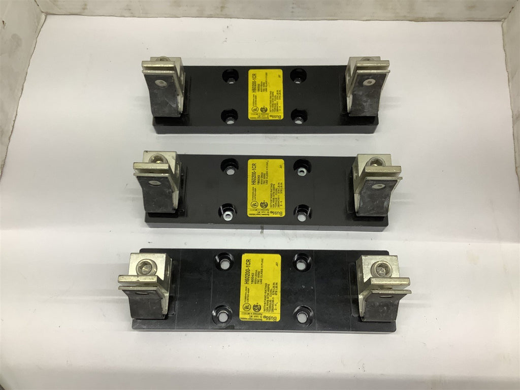Bussmann H60200-1CR 200 Amp Fuse Holder Lot Of 3