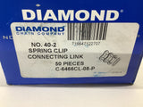 Diamond No 40-2 Connecting links Lot Of 50
