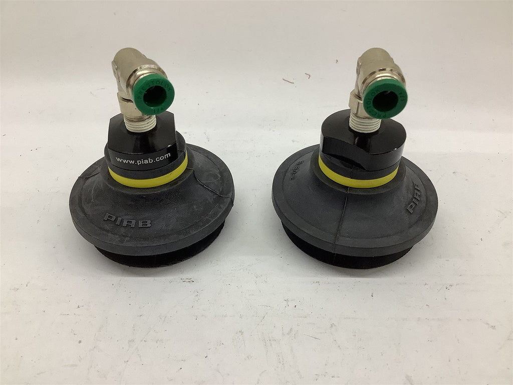 Piab B 50-2 Suction Cup Lot Of 2