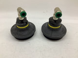 Piab B 50-2 Suction Cup Lot Of 2