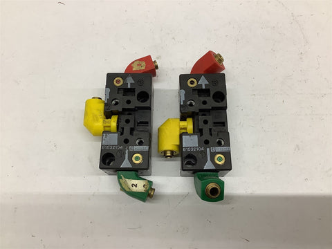 Crouzet 81532104 Pneumatic sub Base time Delay Lot Of 2