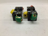 Crouzet 81532104 Pneumatic sub Base time Delay Lot Of 2