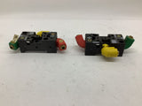 Crouzet 81532104 Pneumatic sub Base time Delay Lot Of 2