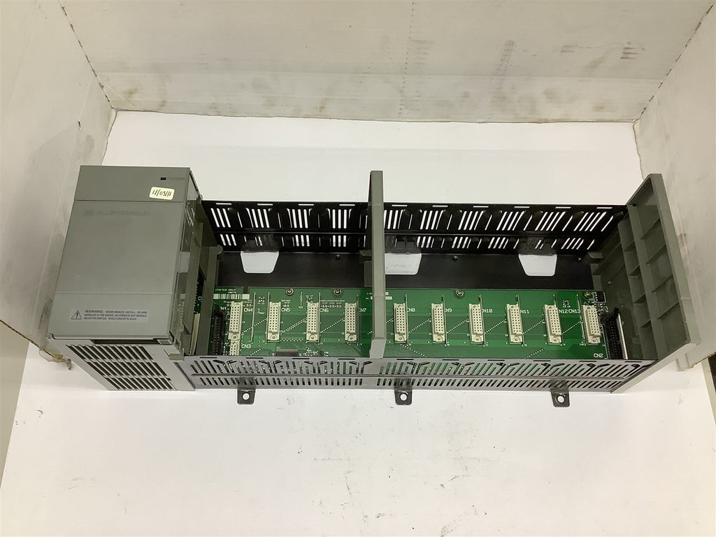 Allen-Bradley 1746-A10 10 Slot chassis w/ 1746-P3 Power Supply
