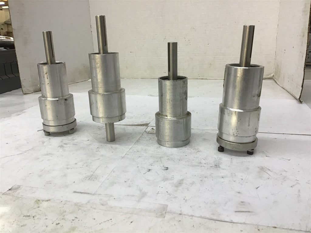 Shafts With Bases 1-3/4" Shaft Length x 1/8" Key W x 1/2" OD Lot Of 4