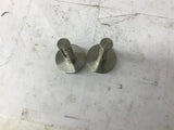 Extra Long Stub Nose Shaft With Base 2-3/4" L x 5/8" OD x 3/16" Key W Lot Of 2