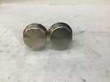 Extra Long Stub Nose Shaft With Base 2-3/4" L x 5/8" OD x 3/16" Key W Lot Of 2