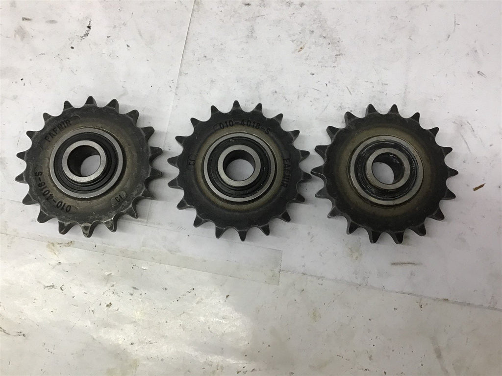 Fafnir 010-4018-S Idler Sprocket 18 Teeth 5/8" Bore Lot Of 3