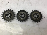 Fafnir 010-4018-S Idler Sprocket 18 Teeth 5/8" Bore Lot Of 3