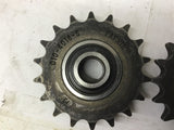 Fafnir 010-4018-S Idler Sprocket 18 Teeth 5/8" Bore Lot Of 3