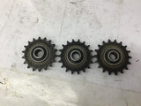 Fafnir 010-4018-S Idler Sprocket 18 Teeth 5/8" Bore Lot Of 3