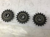 Fafnir 010-4018-S Idler Sprocket 18 Teeth 5/8" Bore Lot Of 3