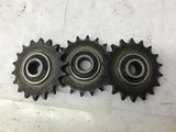 Fafnir 010-4018-S Idler Sprocket 18 Teeth 5/8" Bore Lot Of 3