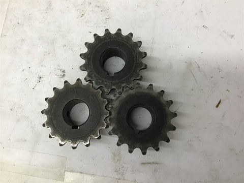 Martin 35BS16HT 16 Teeth x 3/4" Bore Sprocket Lot Of 3