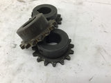 Martin 35BS16HT 16 Teeth x 3/4" Bore Sprocket Lot Of 3