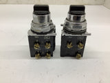 Cutler-Hammer 10250T/91000T 2 Position Selector Switch Lot Of 2