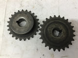 Martin 35BS24HT Sprocket 3/4" Bore 24 Teeth Lot Of 2
