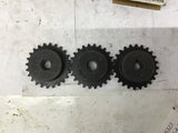 Martin 35BS24 5/8" Bore 24 Tooth 35 Chain Size Lot Of 3