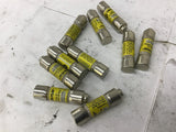 Bussmann Low peak CC-1/2 1/2 A Fuse Lot Of 10