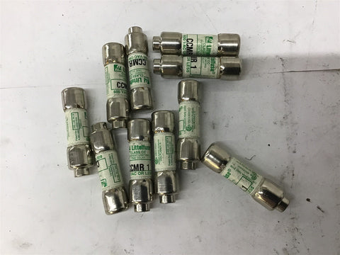 Littelfuse CCMR-1 1 A Fuse Lot Of 10