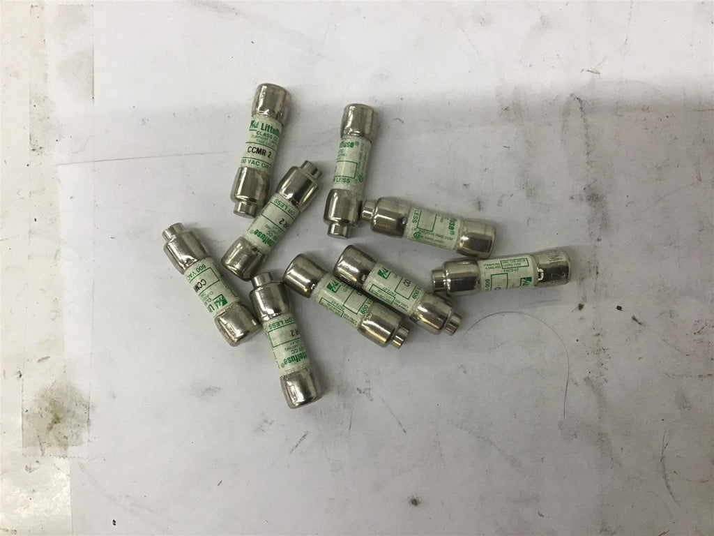 Littelfuse CCMR-2 2A Fuse Lot Of 9