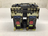 Telemecanique LP2D0901 Reversing Contactor 460 volt @ 5 Hp 24V Coil