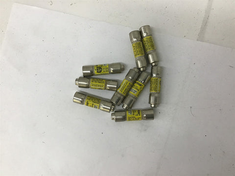Low Peak LP-CC-10 10 A Fuse Lot Of 9