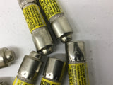 Low Peak LP-CC-10 10 A Fuse Lot Of 9