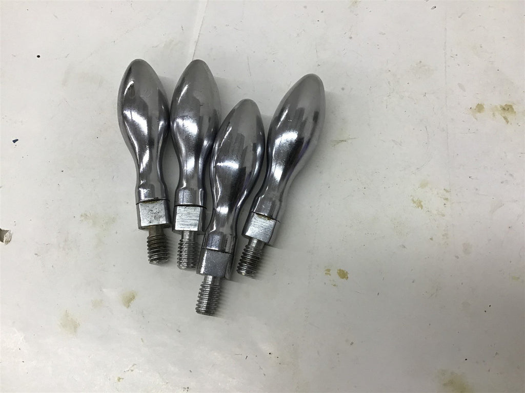 Lever Knobs 1/4" Screw OD x 3-1/2" L Lot Of 4