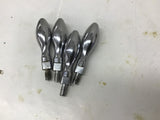 Lever Knobs 1/4" Screw OD x 3-1/2" L Lot Of 4