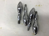 Lever Knobs 1/4" Screw OD x 3-1/2" L Lot Of 4