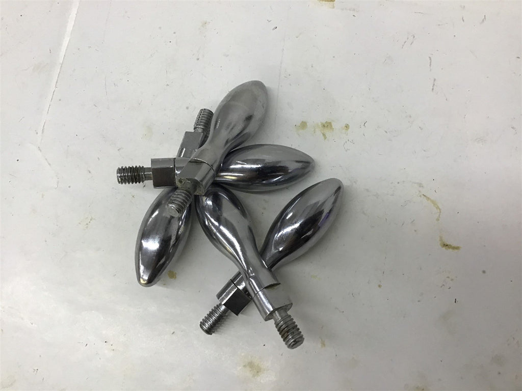 Lever Knobs 1/4" Screw OD x 3-1/2" L Lot Of 5
