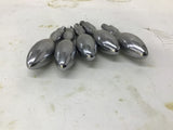 Lever Knobs 1/4" Screw OD x 3-1/2" L Lot Of 5